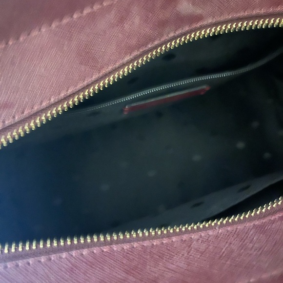 Kate Spade Black and Burgundy Floral Satchel - Picture 6 of 7